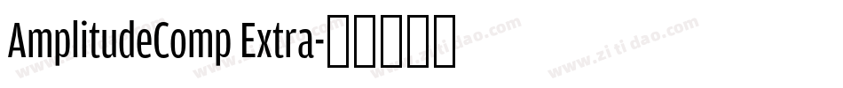 AmplitudeComp Extra字体转换
